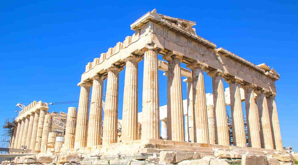 Aesthetic principles from Ancient Greece in Parthenon Temple