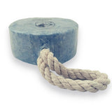 Greek olive oil soap with Greek sea salt on a rope