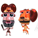 Hercules for kids. Hercules and the nemean lion paper puppet. Greek mythology games for a rainy day. Paper crafts for kids.
