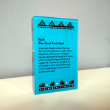 3D Decorative design object - plexiglass silkscreen paper weight  Pan, the Goat foot god - back