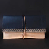 The abduction of the daughters of Leucippus λεατηερ clutch - envelope bag (Medium) back