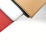 Greek Leather portfolio Laptop case