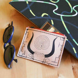 Greek mythology leather wallet