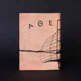 owl of athena leather notebook back