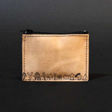 Phaestos Disc leather coin purse back