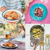 various greek meze dishes from greek meze cookbook