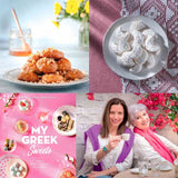 kourabiedes and melomakarona pictures from my greek sweets cookbook with the writers