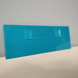 Wall plexiglass keyholder with magnets - Decorative design object. The fish - a symbol of Greek seas back