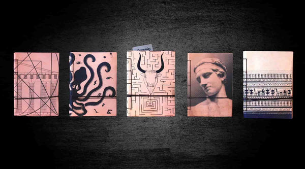 Leather Journals from Greece and notebooks inspired by Greek art and Greek mythology