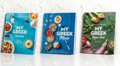 3 plus 1 griechische Kochbücher, die Ihnen helfen, ein griechisches Festmahl zuzubereiten