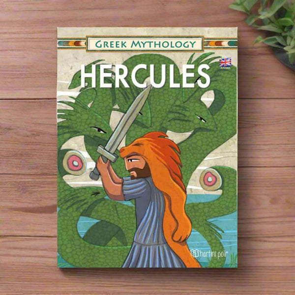 Hercules book for kids - greek mythology hero with illustrations and greek mythology puzzles