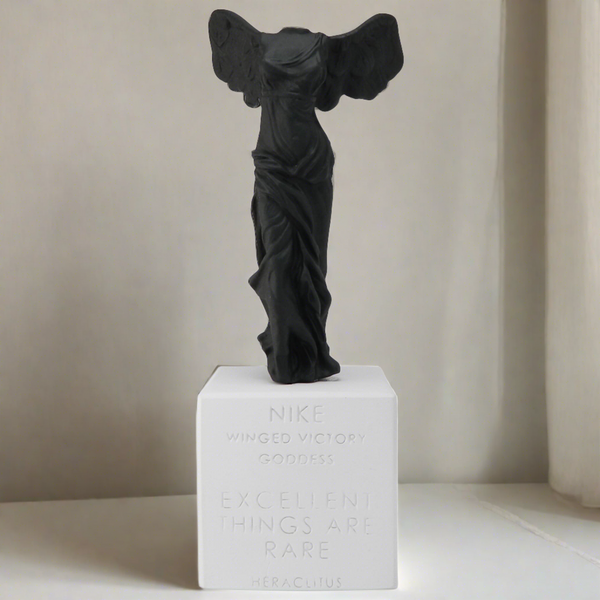 Nike of Samothrace statue (Black)