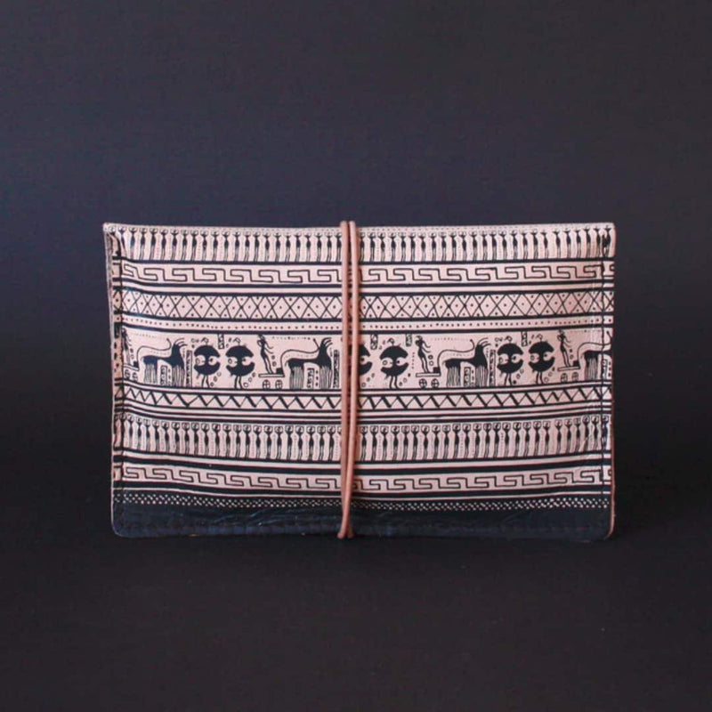 Geometric Period - Small Leather Pouch