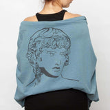 Greek art inspired shawl