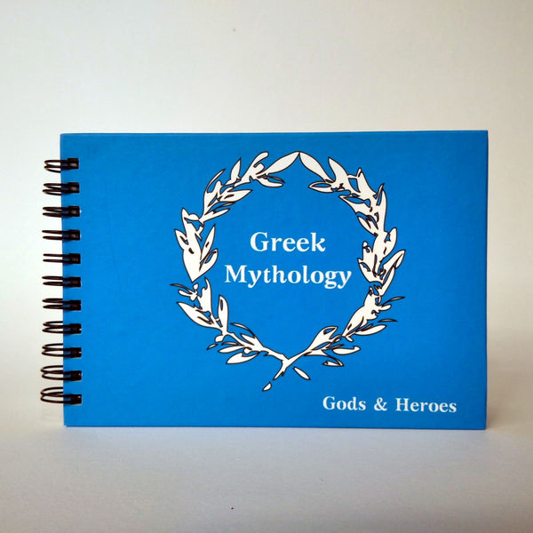 Greek mythology note book front