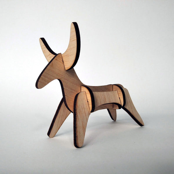 The bull small 3d plywood puzzle