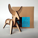 The bull small 3d plywood puzzle with packaging