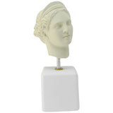 Female bust - Ice White Bust of Goddess Artemis (front)
