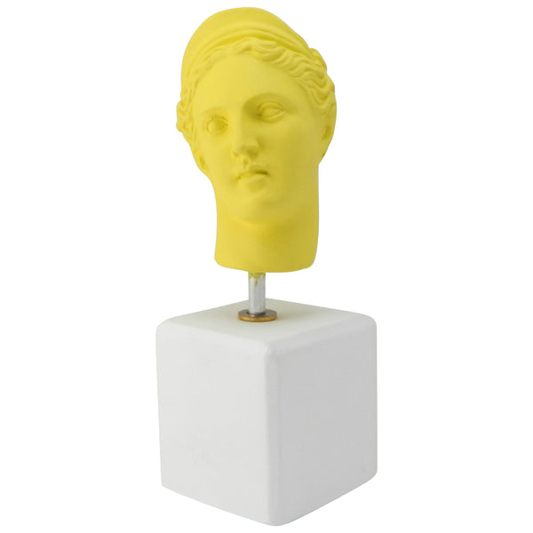 Greek Female head - Lemon Bust of Artemis Goddess (angle)