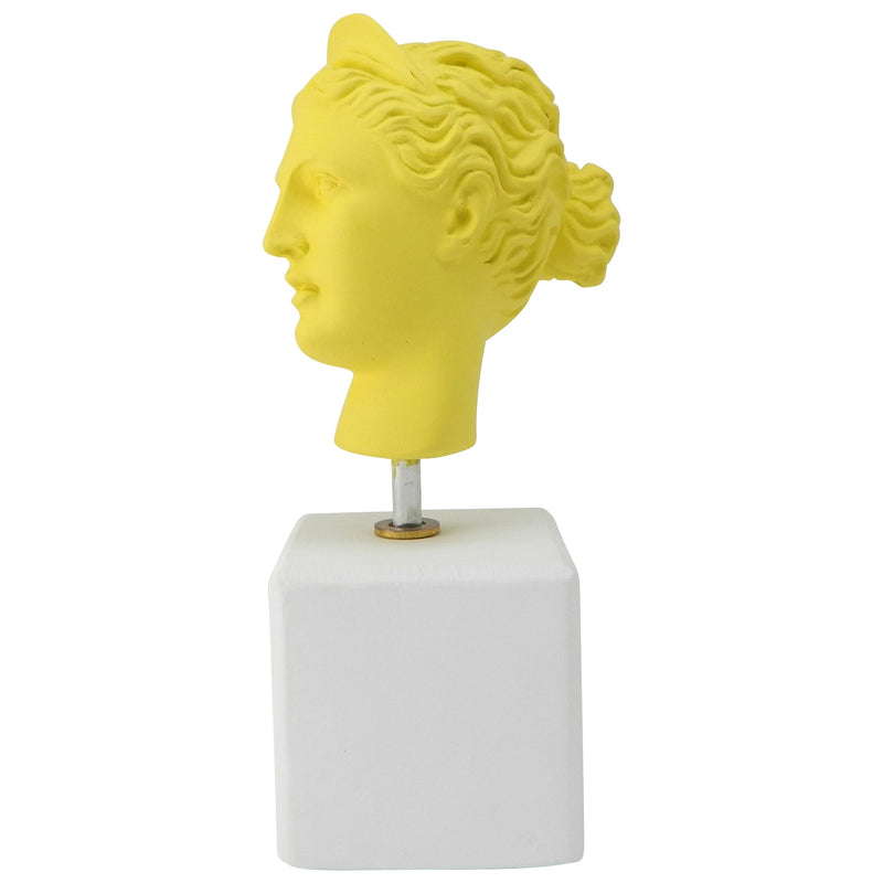 Female head - Lemon Bust of Artemis Goddess (side)