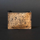Phaestos Disc leather coin purse