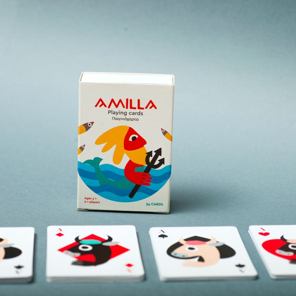 54 standard playing cards inspired by Greek mythology