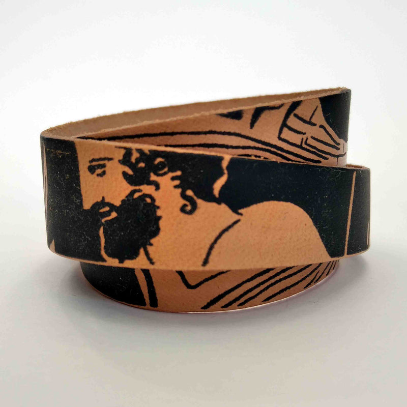 The abduction of the daughters of Leucippus by dioskouroi bracelet Zeus